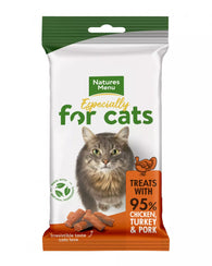 Natures Menu Meaty Cat Treats Chicken & Turkey 60g