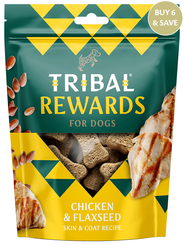 Tribal Rewards for Dogs Chicken & Flaxseed 125g