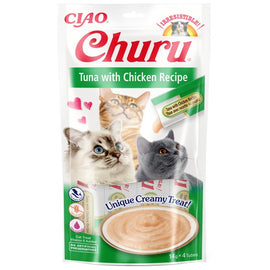 CIAO Churu for Cats Tuna with Chicken Recipe 4x15g