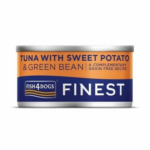 Fish4Dogs Finest Tuna with Sweet Potato & Green Beans Can 85g