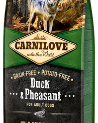 Carnilove Duck & Pheasant Adult Dog Food Dry- Jurassic Bark Pet Store Littleport Ely Cambridge