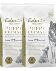 Eden 80/20 Puppy Cuisine Dog Food - medium -12kg x2 bags