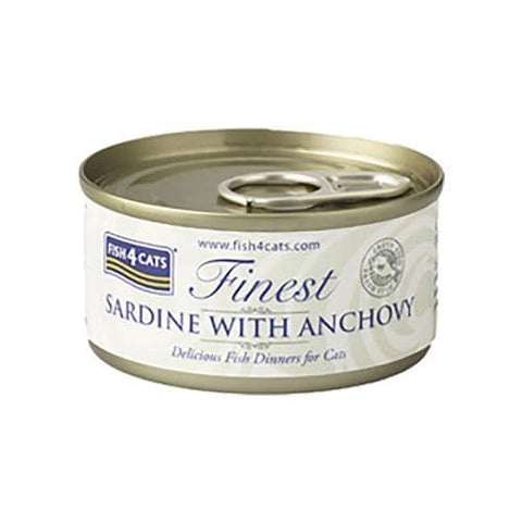 Fish4Cats Finest Sardines with Anchovy 70g