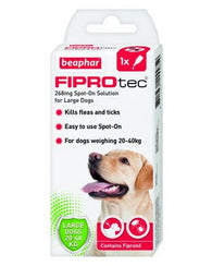 Beaphar FIPROtec - Flea & Tick Treatment for Large Dogs x 1