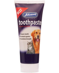 Johnson's Toothpaste for Dogs & Cats: Beef Flavour 50g