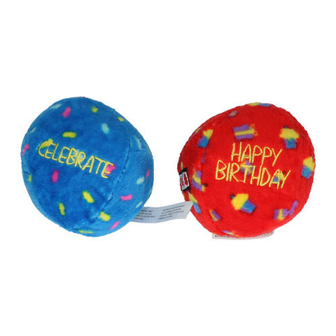KONG Occasions Birthday Balls 2-pk Medium
