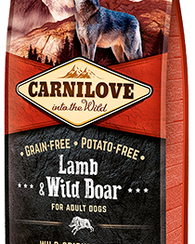 Carnilove Lamb & Wild Boar Dog- Jurassic Bark Pet Store Littleport Ely Cambridge