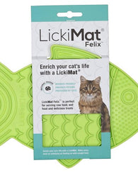 LickiMat Felix Feeding Mat for Cats 22cm Green