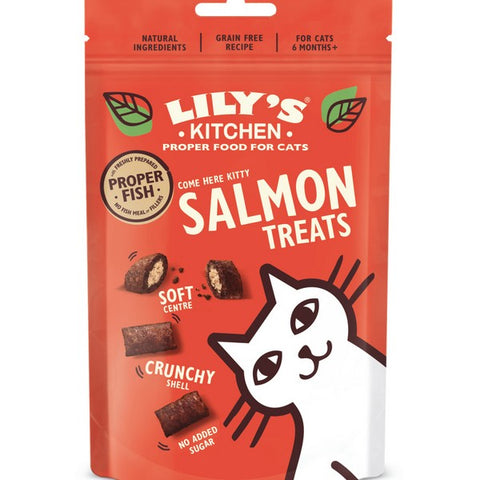 Lilys Kitchen Salmon Treat for Cats 60g