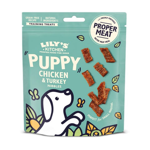 Lily's Kitchen Chicken & Turkey Nibbles Puppy Treats 70g