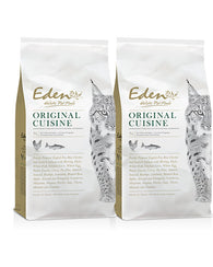 Eden 85/15 Original Cuisine Cat Food 10kg x2