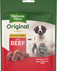 Natures Menu Real Meaty Beef Treats 120g