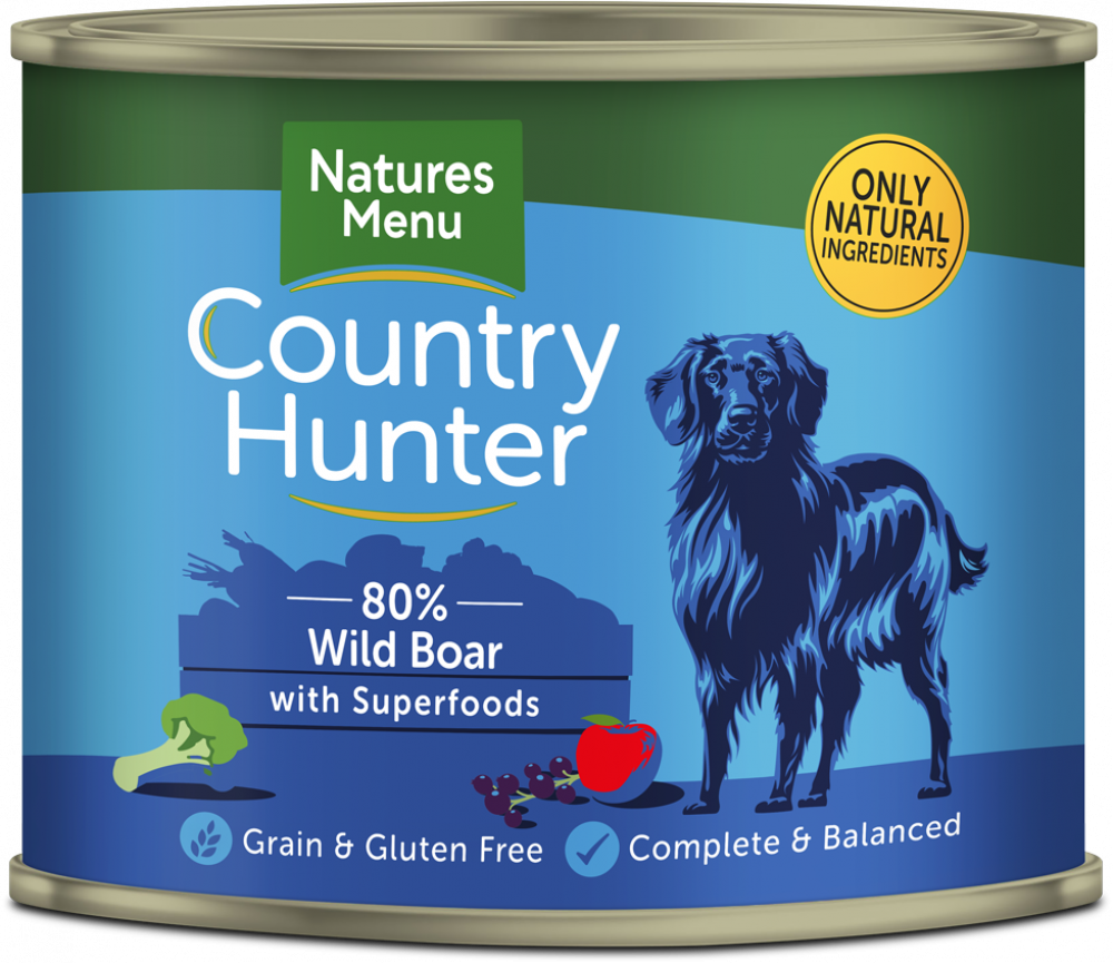Natures Menu Country Hunter Wild Boar With Superfoods 600g