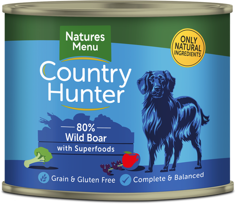 Natures Menu Country Hunter Wild Boar With Superfoods 600g