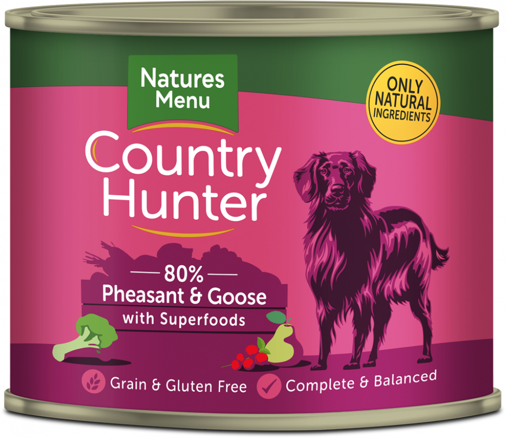 Natures Menu Country Hunter Pheasant & Goose With Superfoods 600g