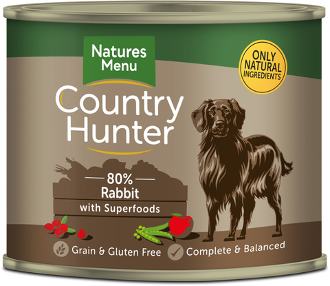 Natures Menu Country Hunter Rabbit With Superfoods 600g