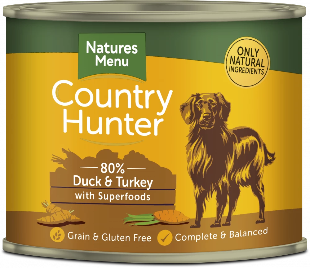 Natures Menu Country Hunter Duck & Turkey With Superfoods 600g