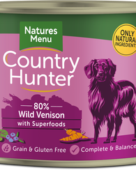Natures Menu Country Hunter Wild Venison With Superfoods 600g