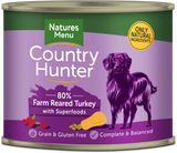 Natures Menu Country Hunter Farm Reared Turkey With Superfoods 600g