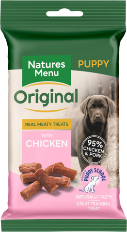 Natures Menu Real Meaty Chicken Puppy Treats 60g