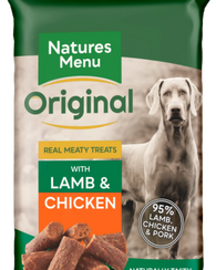 Natures Menu Real Meaty Lamb & Chicken Treats 60g