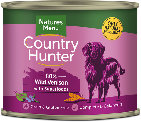 Natures Menu Country Hunter Wild Venison With Superfoods 600g