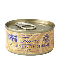 Fish4Cats Finest Sardine with Shrimp 70g
