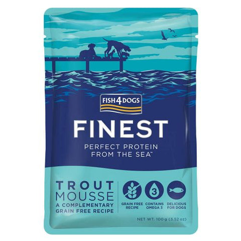 Fish4Dogs Finest Trout Mousse 100g