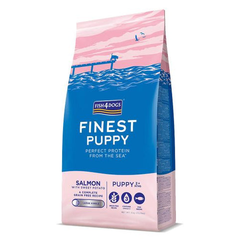 Fish4Dogs Finest Puppy Salmon with Sweet Potato Small Kibble