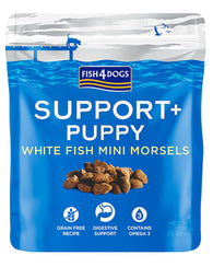 Fish4Dogs Puppy Digestive Support Treats White Fish 150g