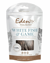 Eden White Fish & Game Treat 100g Dog- Jurassic Bark Pet Store Littleport Ely Cambridge