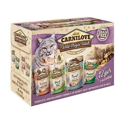 Carnilove Cat Pouch Multipack 12x85g