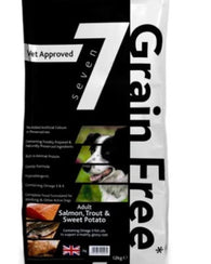 Seven GF Adult Salmon Dog- Jurassic Bark Pet Store Littleport Ely Cambridge