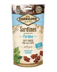 Carnilove Sardine with Parsley Cat Treat 50g Cat Treats- Jurassic Bark Pet Store Littleport Ely Cambridge