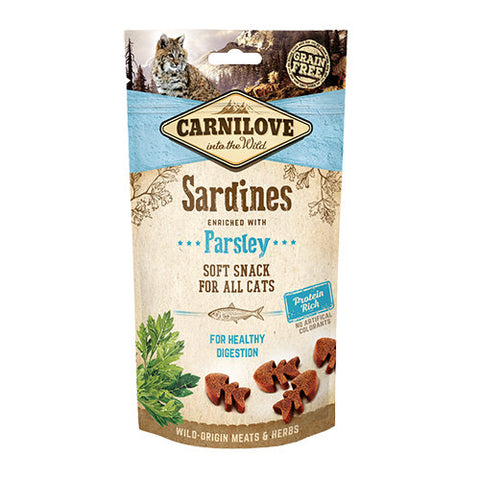 Carnilove Sardine with Parsley Cat Treat 50g Cat Treats- Jurassic Bark Pet Store Littleport Ely Cambridge