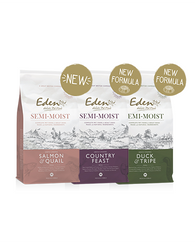 Eden Semi-Moist Multipack - Duck & Tripe/Country Feast/Salmon & Quail 2kg