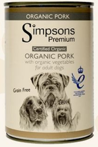 Simpsons Organic Pork Casserole Dog 6 x 400g
