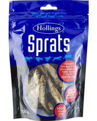 Hollings Dried Sprats 100g