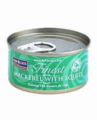 Fish4Cats Finest Mackerel with Squid 70g