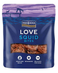Fish4Dogs Love Squid Bites 80g