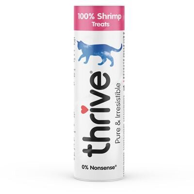 Thrive Freeze-Dried Cat Treats - 100% Shrimp  Tube 15g