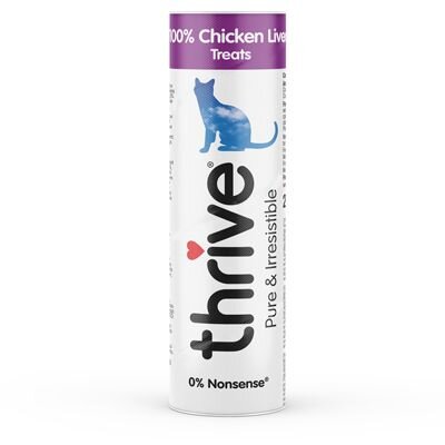 Thrive Freeze-Dried Cat Treats - 100% Chicken Liver Tube 25g