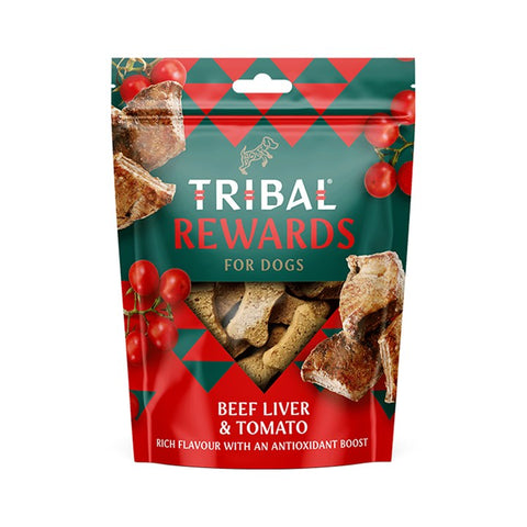 Tribal Rewards for Dogs Beef Liver & Tomato 125g