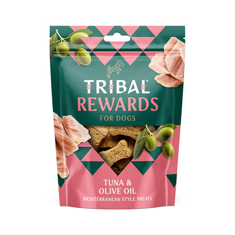 Tribal Rewards for Dogs Tuna & Olive Oil 125g