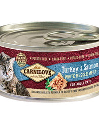 Carnilove Cat Turkey & Salmon 6 x 100g Cat Food Wet- Jurassic Bark Pet Store Littleport Ely Cambridge