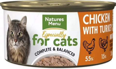 Natures Menu Chicken with Turkey for Cats 85g